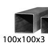Joklový profil 100x100x3, černý