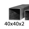 Joklový profil 40x40x2, černý