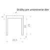 hlinikovy uchytavaci profil pre lamely tvar u sirka 20 5 mm antracit ral7016 9a72cd91 9226 4e4c 8c96 0a85b3bb7fb6 2