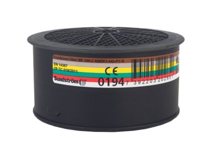 SR 299-2 Kombinovaný filter ABEK1-Hg-P3