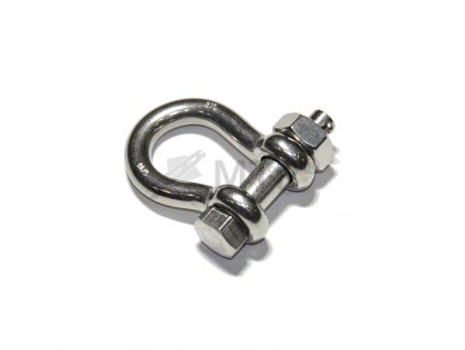 Oblúk typu Omega s maticou a poistkou 10/12 mm z nehrdzavejúcej ocele A4