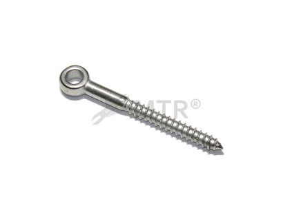 Očko so skrutkou DIN 444 6x60 mm, nehrdzavejúca oceľ A2