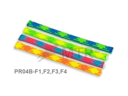 PA šnúra PARACORD 4 mm, žíhaná fluorescenčná Aquatica