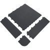 Fatigue-Lock Tile Solid black 0,5mx0,5m