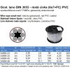 Oceľové lano DIN 3055 (6x7M-FC) 5/6mm PVC červené (100m)