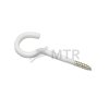 Háčik na bielizeň 100x5,5mm biely lakovaný