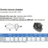 Svorka na lano simplex 5 mm z nehrdzavejúcej ocele A2