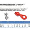 Samonastaviteľný otočný hák s vidlicou HSLV 3,15 t