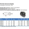 Svorka na lano simplex 6 mm z nehrdzavejúcej ocele A4
