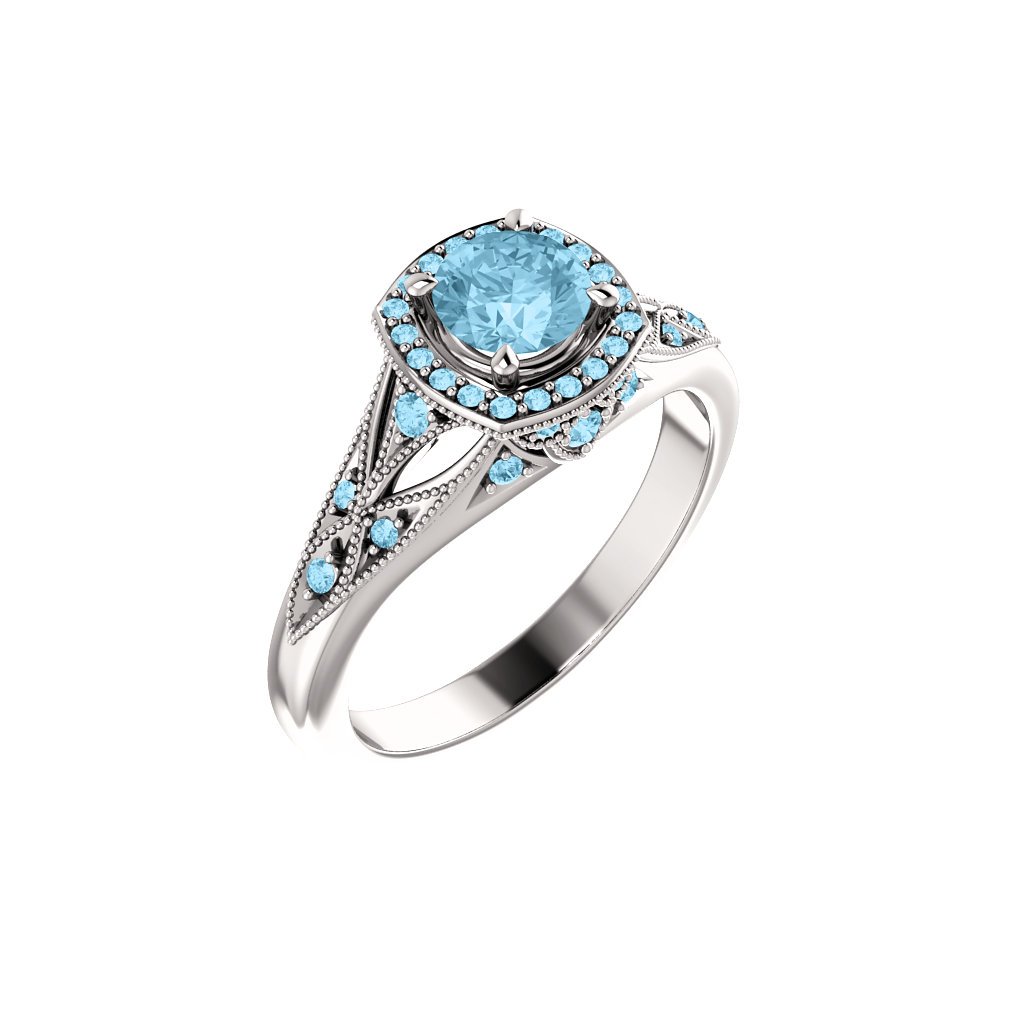 Prečo si vybrať zásnubný prsteň s akvamarínom?