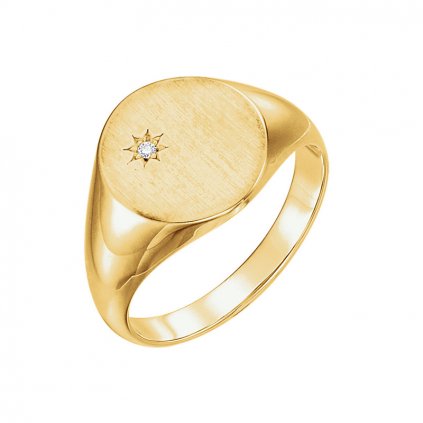 pečatný prsteň zo zlata 9833z