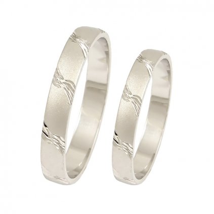 2014019 lacné snubné prstene z bieleho zlata