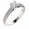 123972B B X Briliantový prsteň z bieleho zlata 
