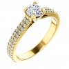 Briliantový prsteň zo žltého zlata 123972B Z X 1