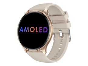 ForceOne ZW60 okosóra AMOLED 1.43"-es kijelzővel, BT hívás támogatással, egészségügyi monitorozással, always on kijelzővel