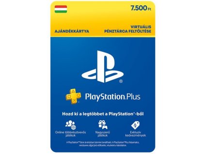 PSPLUS GIFT CARD HU 7500 s