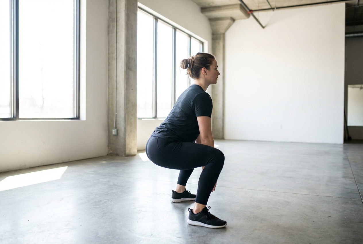 cviky na zadok sumo drep správna technika