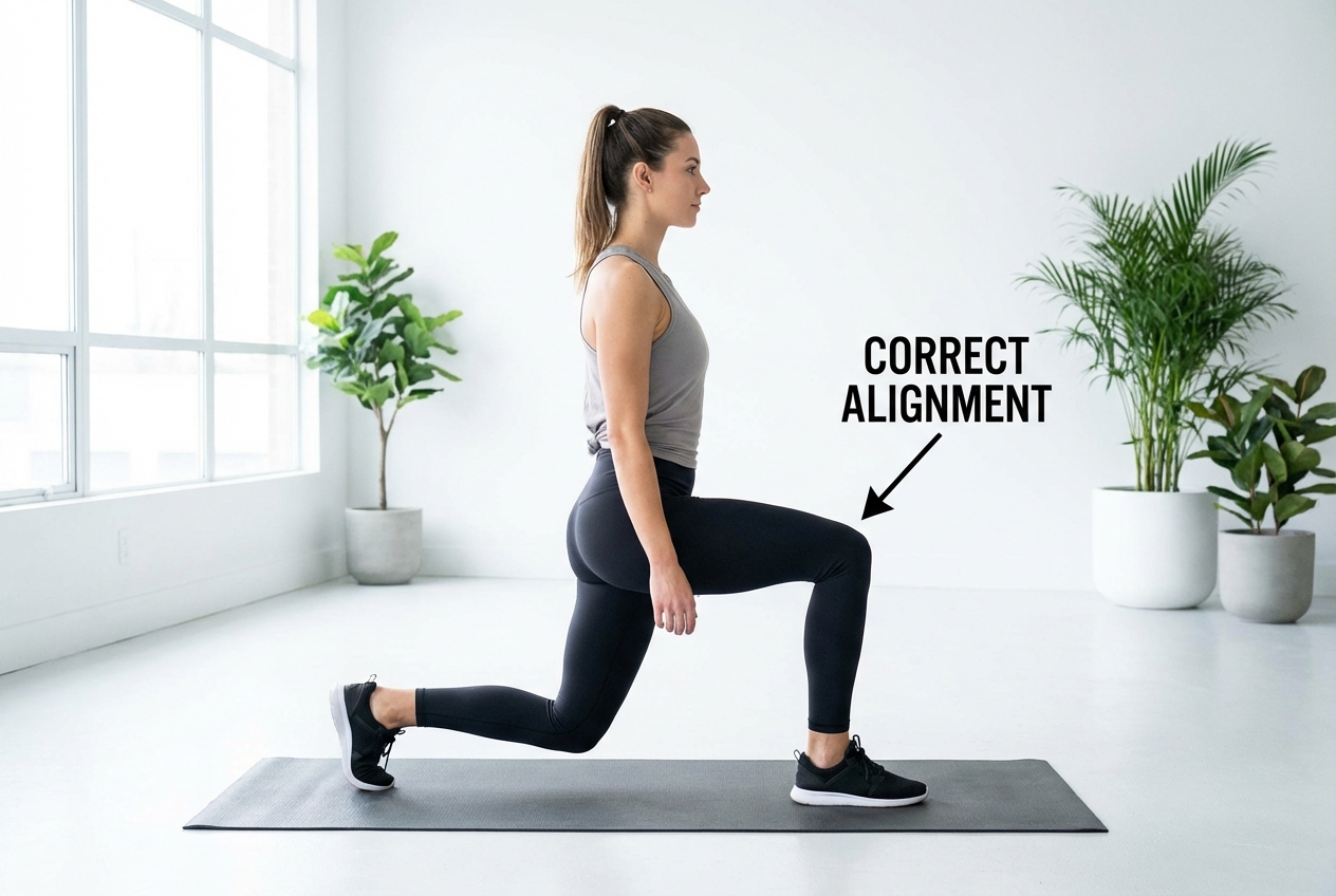 cviky na zadok výpad lunge správna technika