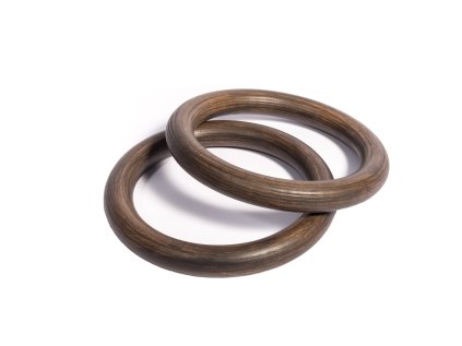 510 gymnasticke kruhy drevene tvrdy voskovy olej sedy