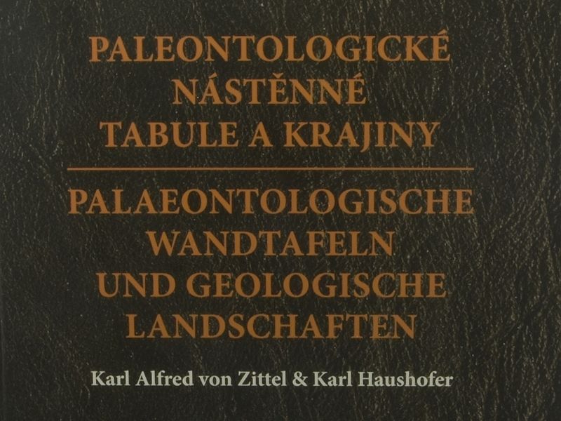 Paleontologické nástěnné tabule a krajiny -  Zittel, Haushofer