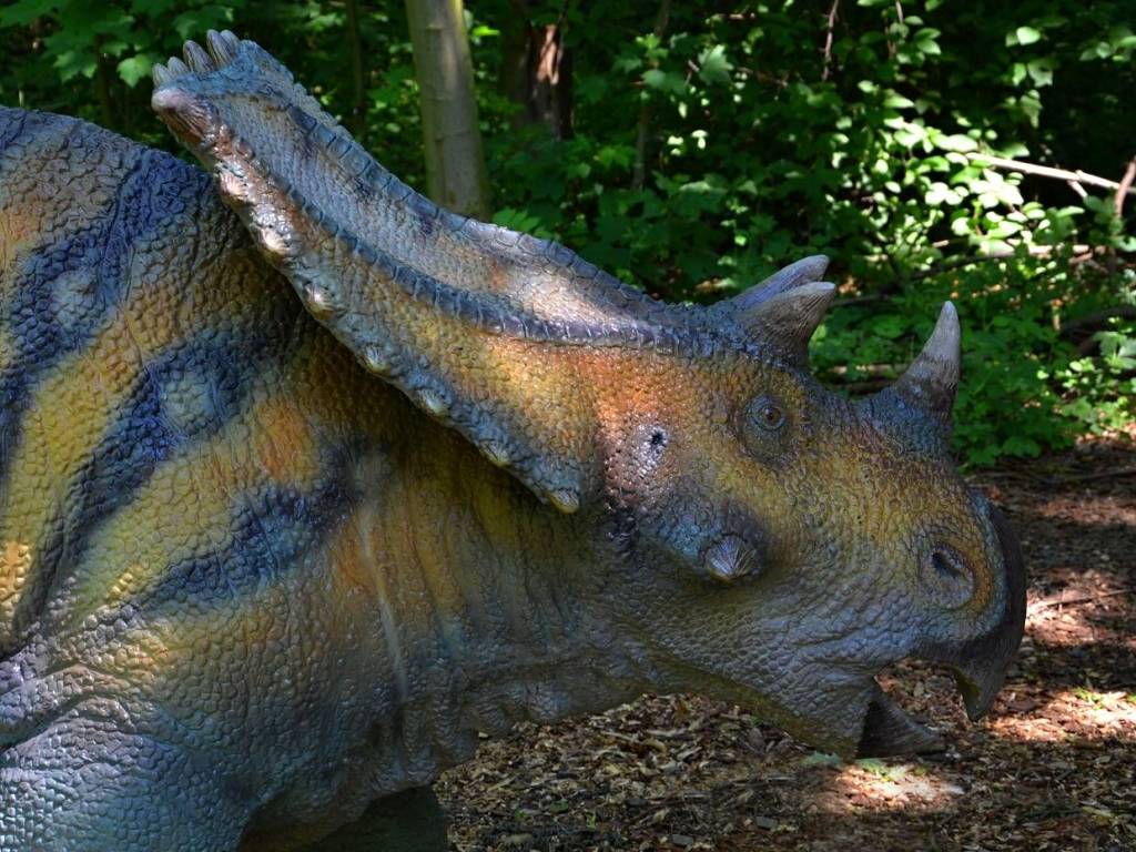 Dinosaurus v dinoparku Vyškov