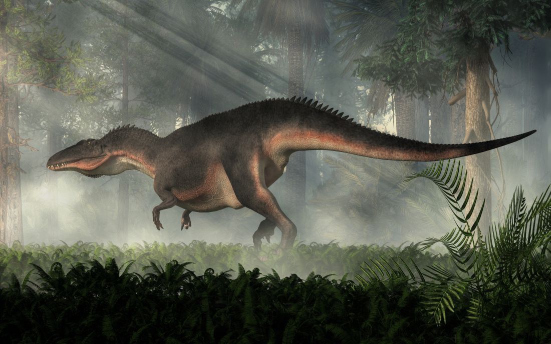 Acrocanthosaurus-dinosaurus-v-lese