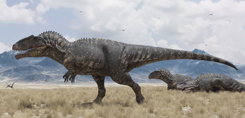 Giganotosaurus-stojici-a-lezici