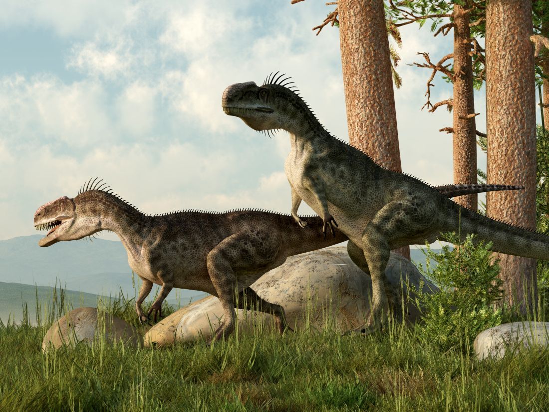 Monolophosaurus dva dinosauri