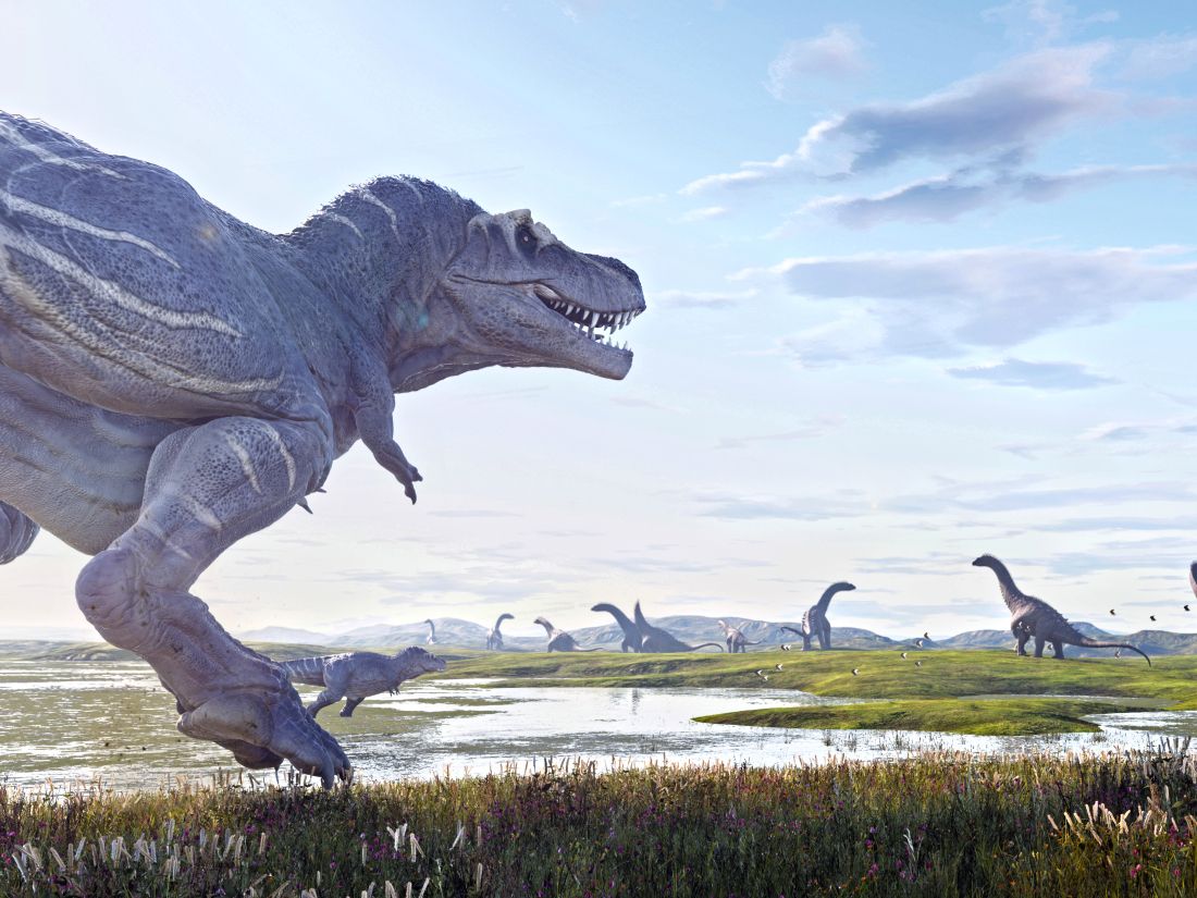 tyrannosaurus-hledici-na-alamosaurus-dinosaurus