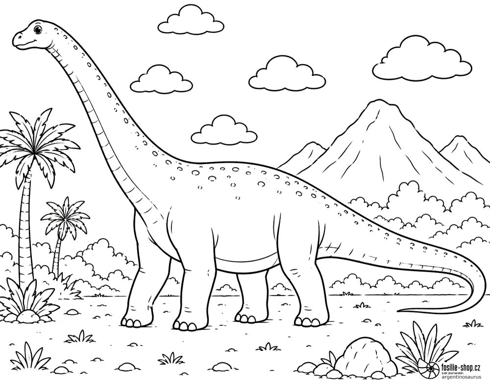 argentinosaurus-dinosaurus-omalovanka