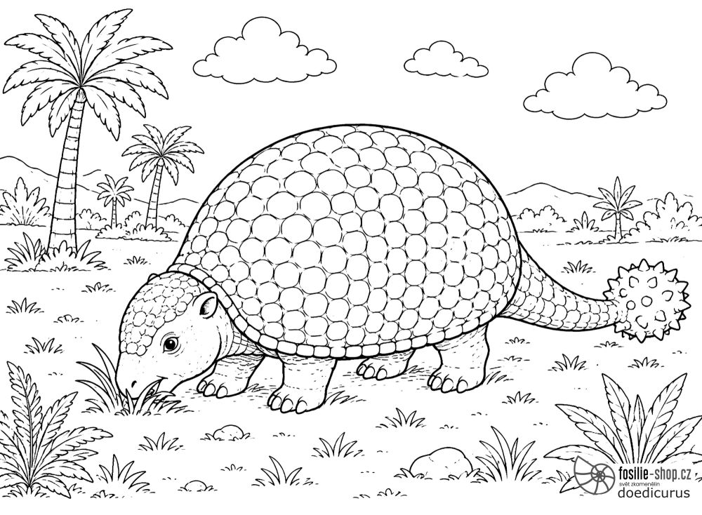 doedicurus-omalovanka