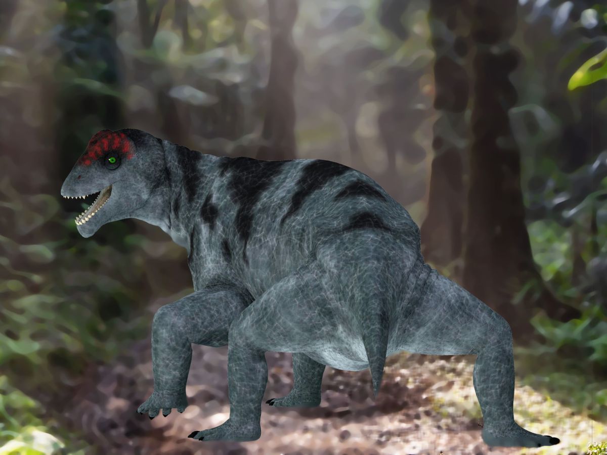 Moschops – paleorekonstrukce z období permu.