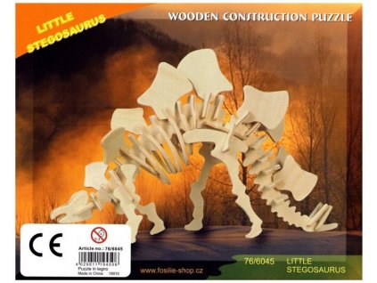 3D puzzle - dinosauři: Stegosaurus