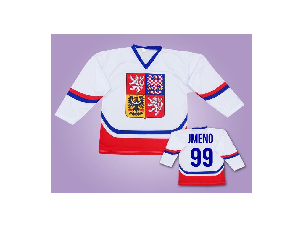 Hokejový dres ČR vlastní jméno