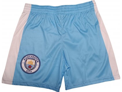 Fotbalové trenky Manchester City 2024 modro-bílé