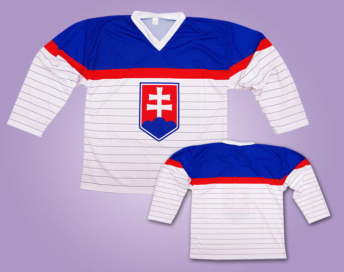 Hokejový dres Slovensko bílý Velikost: 3XL