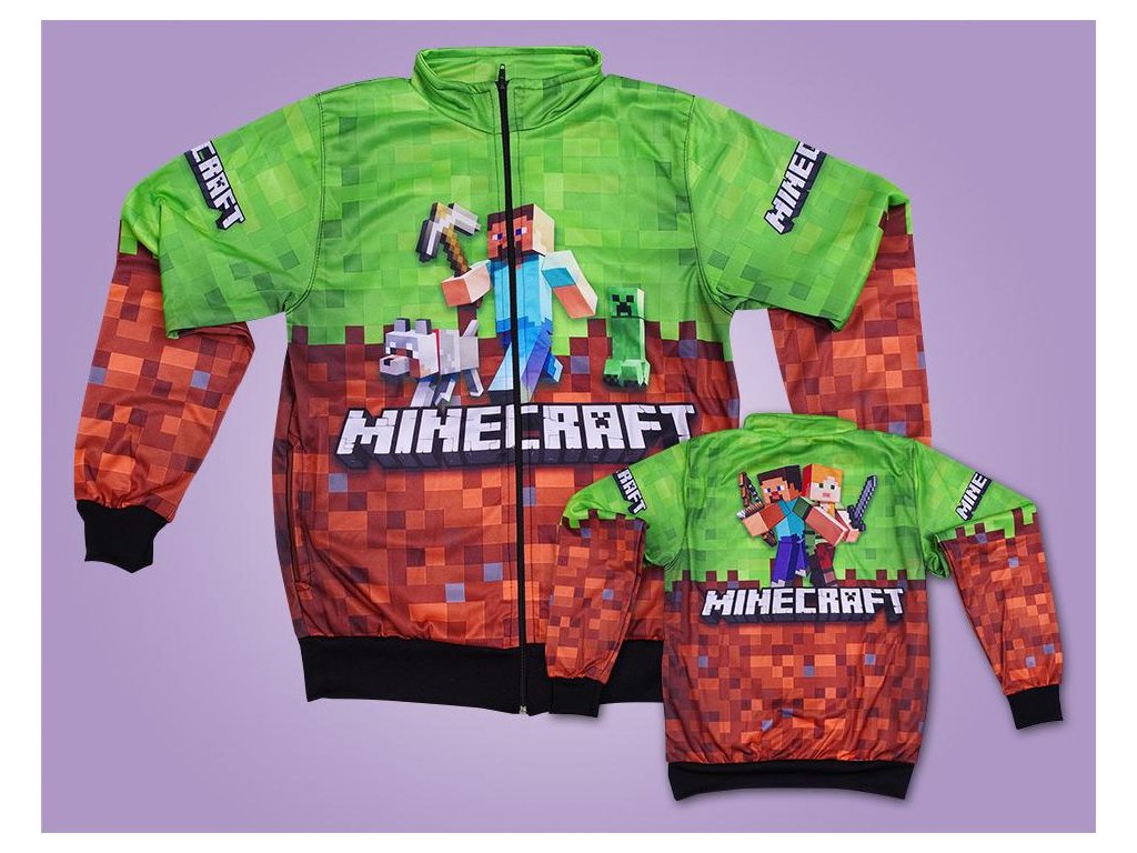 Dětská Mikina Minecraft Velikost: 152 cm (10-11 let) Výprodej
