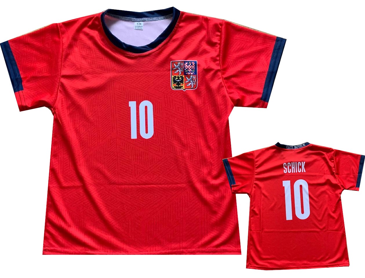 Fotbalový dres ČR 10 Schick Velikost: 158 cm (12-13 let)