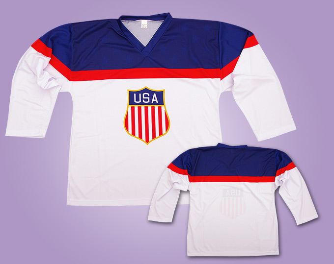 Hokejový dres USA - olympiáda Velikost: 3XL