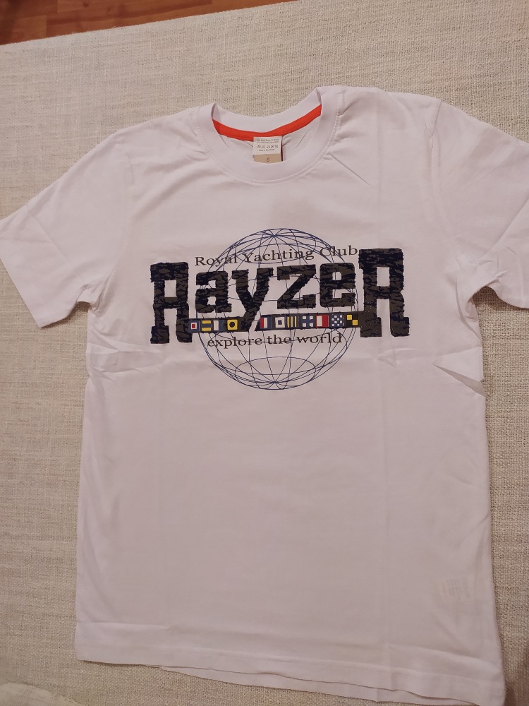 Tričko RayzeR bílé Velikost: 164 cm S (12-14 let) Výprodej