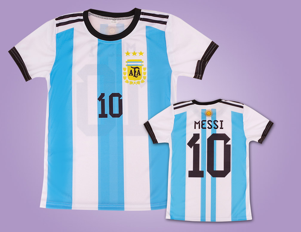 Fotbalový dres Argentina Messi 2024 Velikost: 134 cm (6-7 let) jarní sleva