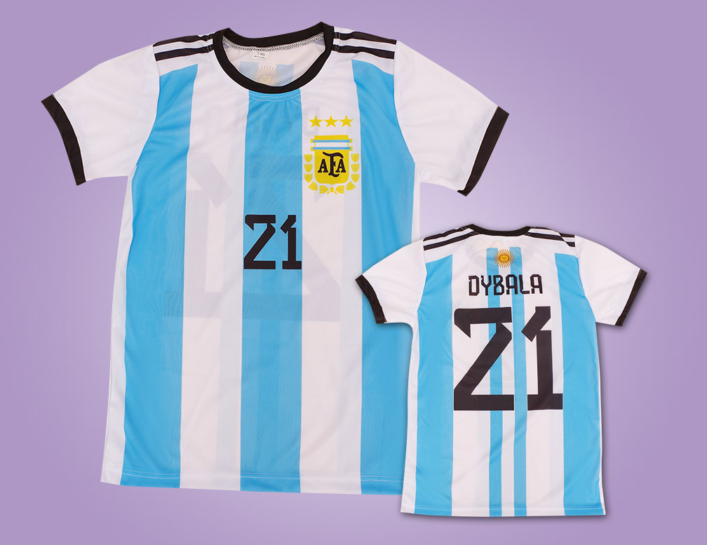 Fotbalový dres Argentina Dybala 2023 Velikost: XL