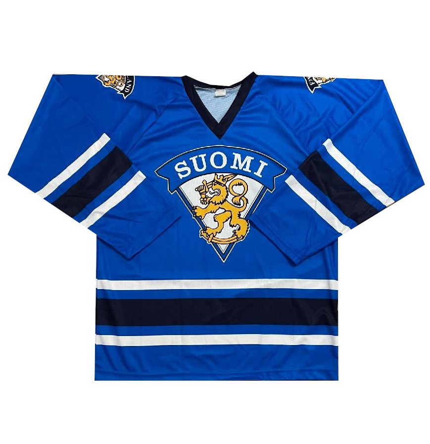 Hokejové dresy Finsko modrý vlastní jméno Velikost: XL