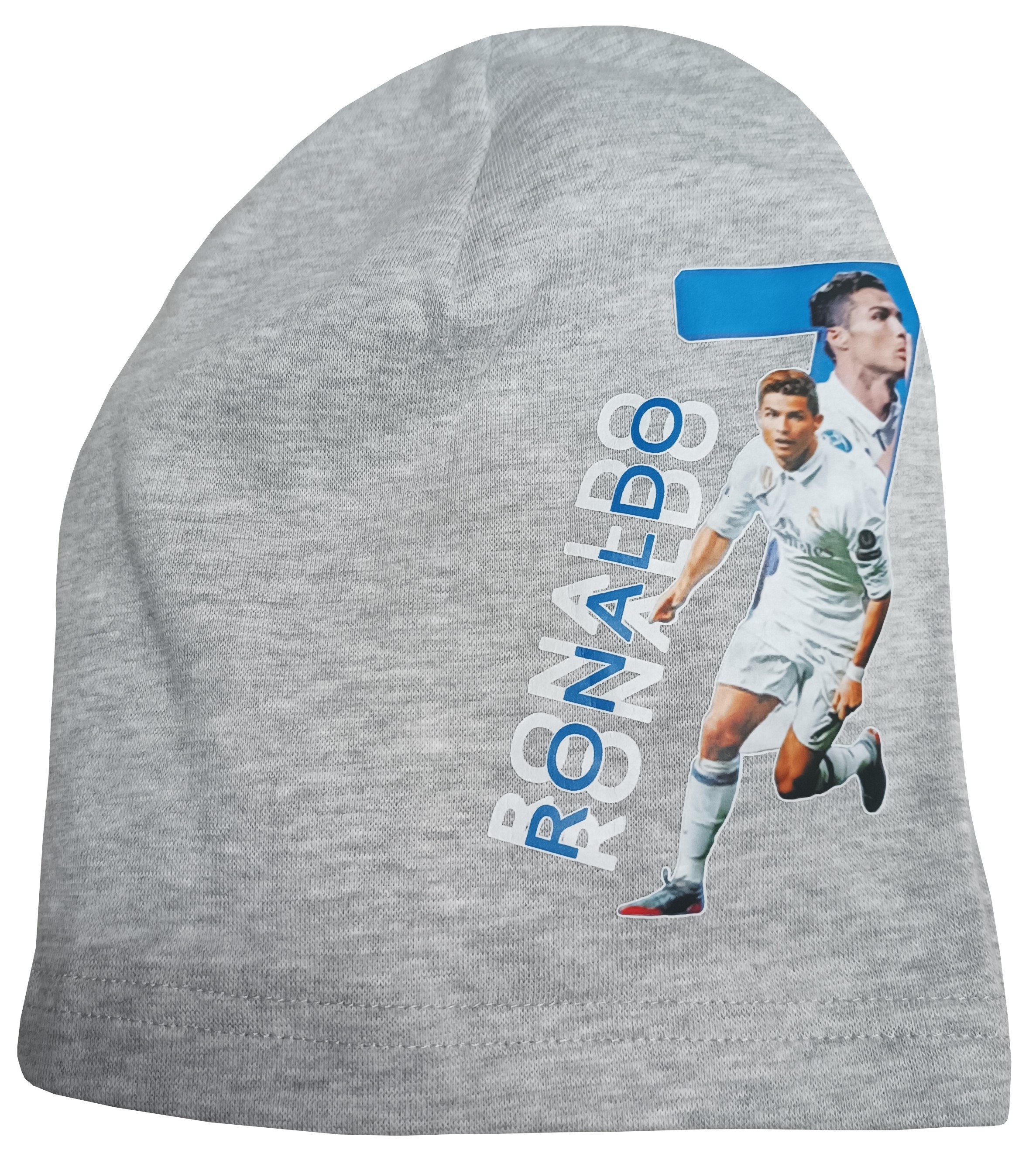 Bavlněná čepice Ronaldo modrý Barva: světle šedá