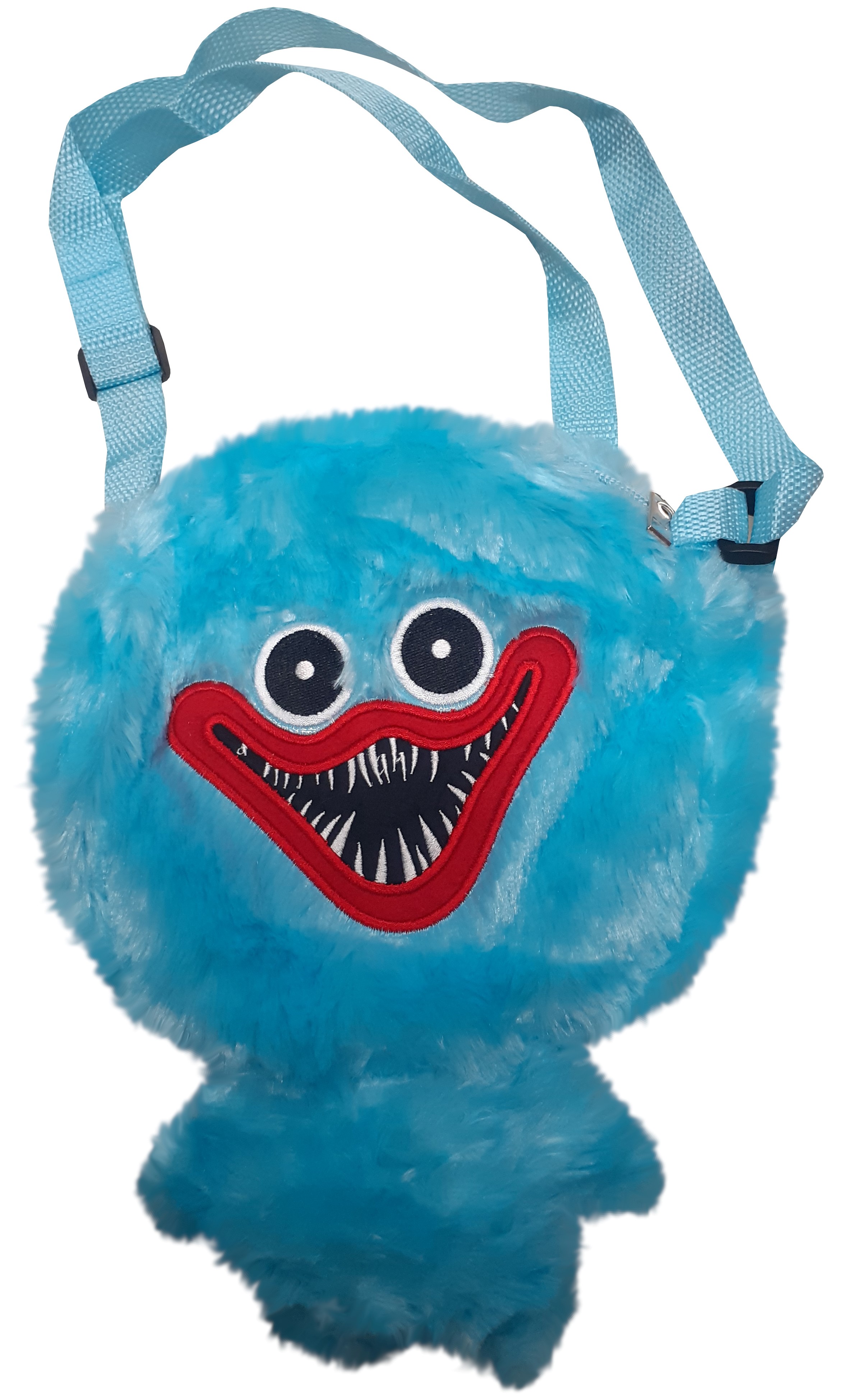 Crossbody Poppy světle modrá přes rameno