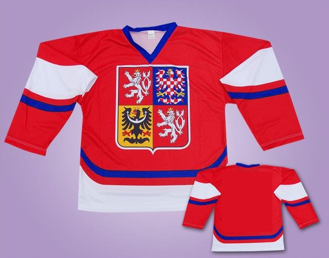 Hokejový dres ČR červený Velikost: 140 cm (8-9 let)