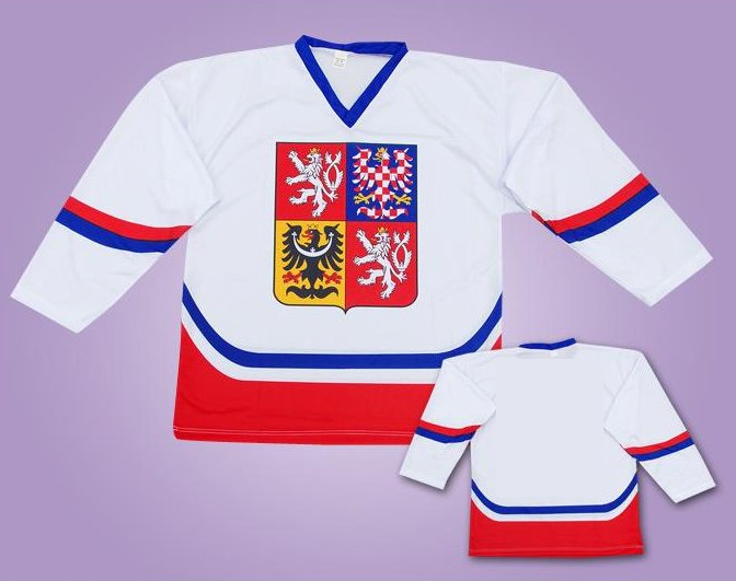 Hokejové dresy ČR bílý Velikost: 152 cm (10-11 let)