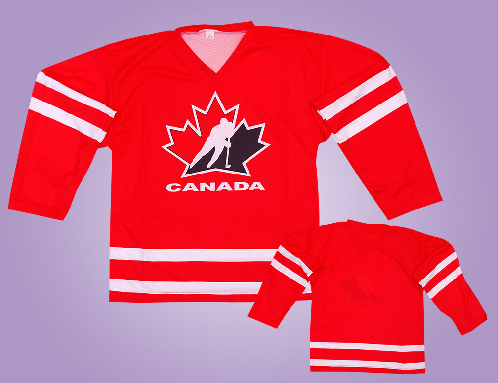 Hokejový dres Kanada červený Velikost: 158 cm (12-13 let)