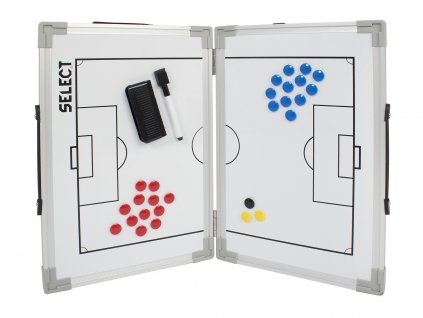 Taktická tabule Select Tactics board foldable football bílá