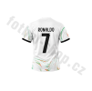 Dětský dres Ronaldo 7 Portugalsko 2027 bílý